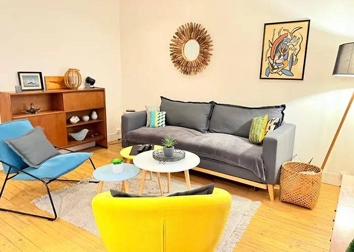 Sejour Premium T3 Hypercentre, Terrasse, Wifi Style T3 Center Terrace Wifi Apartment La Rochelle (Charente-Maritime)